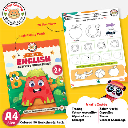 Preschool Pack | Playgroup Admission Preparation Bundle | 2 – 3.5 Years | Free Gift Limited Time Offer