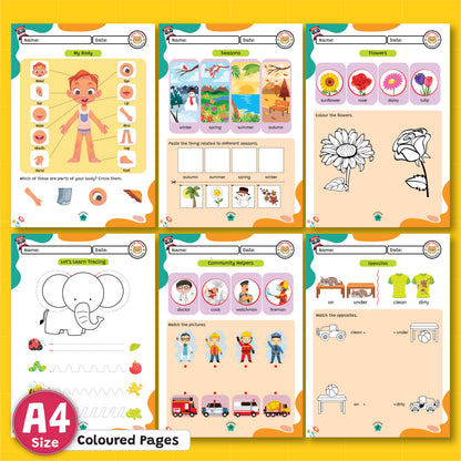 Preschool Pack | Playgroup Admission Preparation Bundle | 2 – 3.5 Years | Free Gift Limited Time Offer