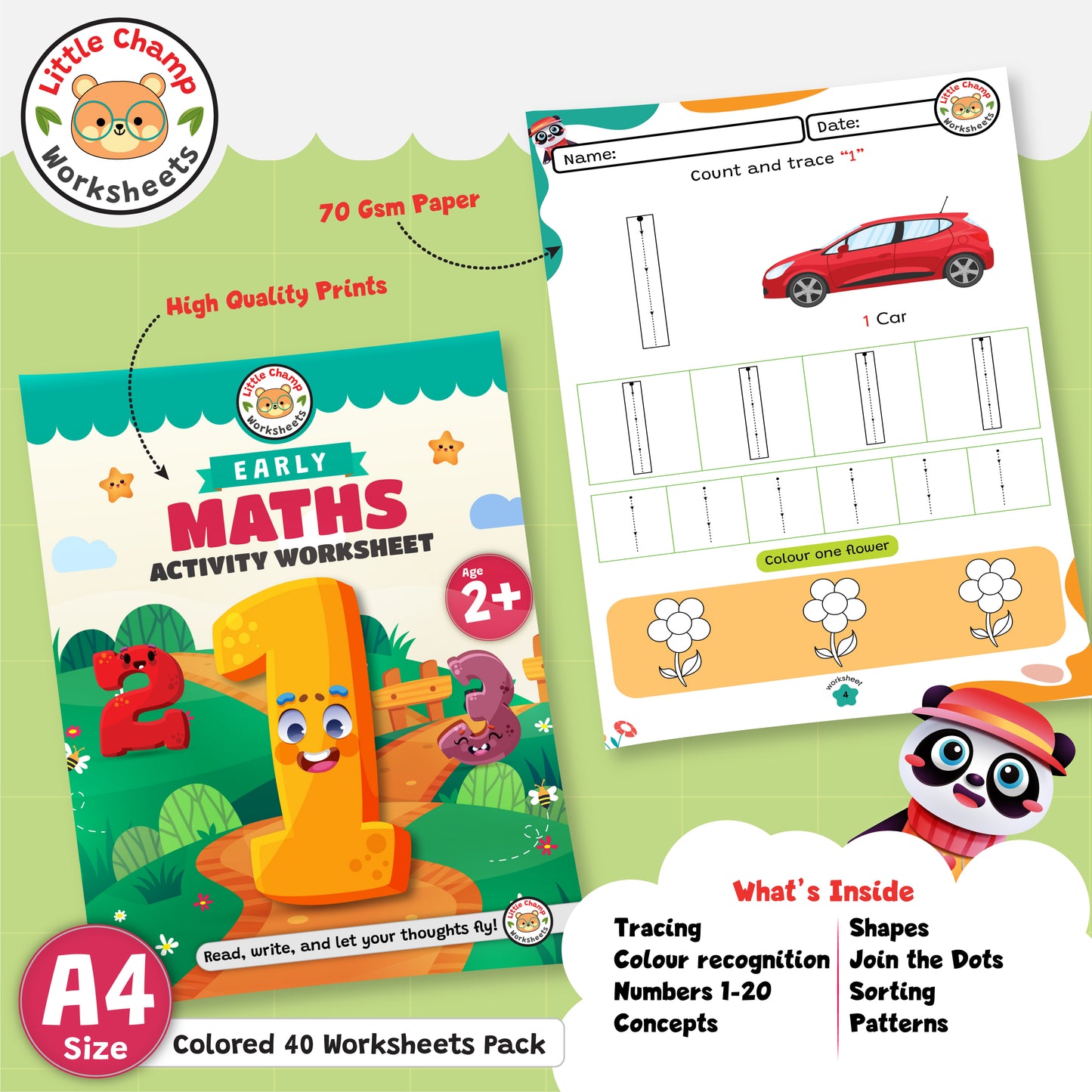 Preschool Pack | Playgroup Admission Preparation Bundle | 2 – 3.5 Years | Free Gift Limited Time Offer