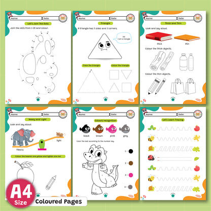 Preschool Pack | Playgroup Admission Preparation Bundle | 2 – 3.5 Years | Free Gift Limited Time Offer