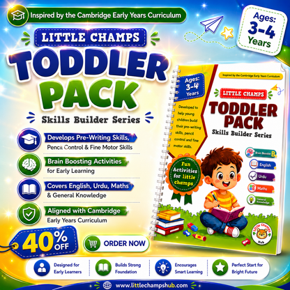 Toddler Pack | 5 Books Complete Course | Free Gift & Free Delivery