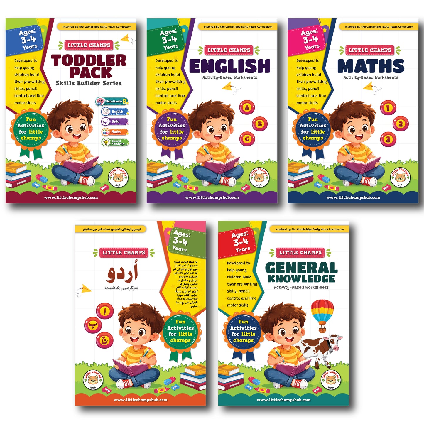 Toddler Pack | 5 Books Complete Course | Free Gift & Free Delivery