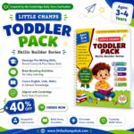 Little Champs Toddler Pack – Complete Nursery Course | Best Home Schooling Learning Kit | Free Delivery Limited Time Offer